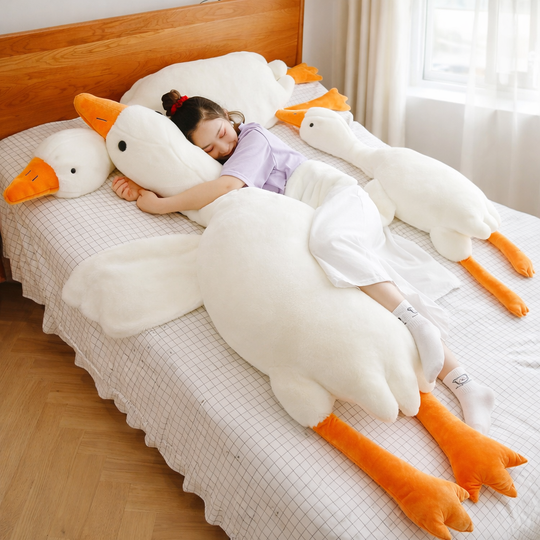 Oversized Goose Plush Body Pillow