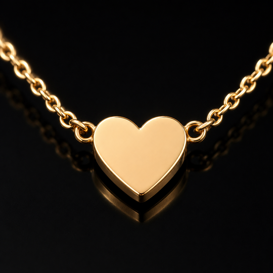 Petite Heart Necklace with Gift Box
