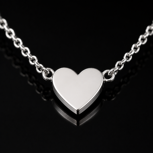 Petite Heart Necklace with Gift Box