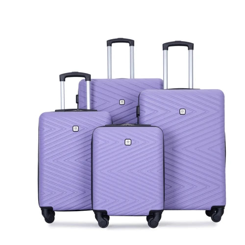4-Piece ABS Hardside Luggage Set with TSA Lock &amp; Spinner Wheels
