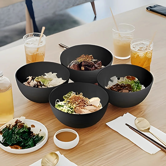 16/32-Piece Reusable Dinnerware Set with Plates, Bowls &amp; Cups