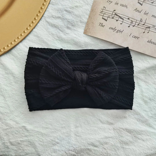 Baby Nylon Bow Headband Soft Stretch Hair Band