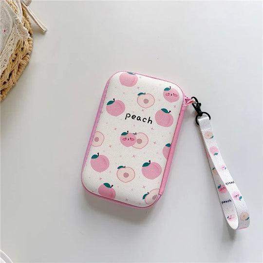 Portable Game Console Carrying Case with Wrist Lanyard