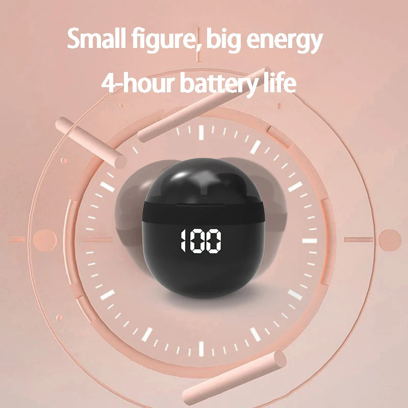 Bluetooth 5.3 Mini Wireless Earbuds with Charging Case