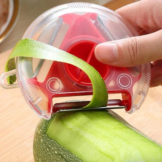 3-in-1 Rotary Vegetable Peeler &amp; Julienne Slicer
