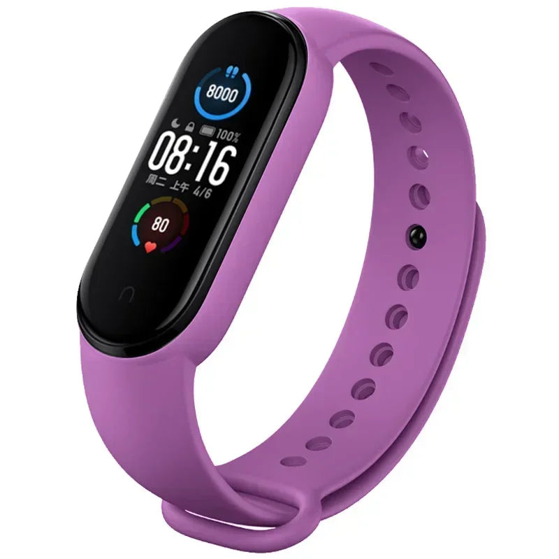 Silicone Replacement Watch Band for Xiaomi Mi Band 3–7