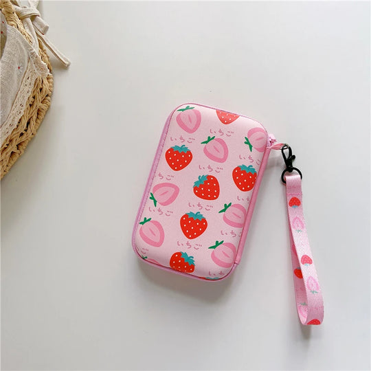 Portable Game Console Carrying Case with Wrist Lanyard