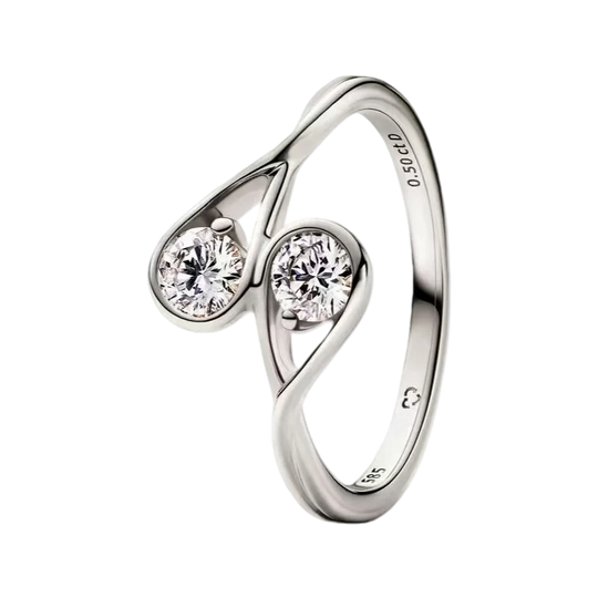 925 Sterling Silver Zircon Fashion Ring