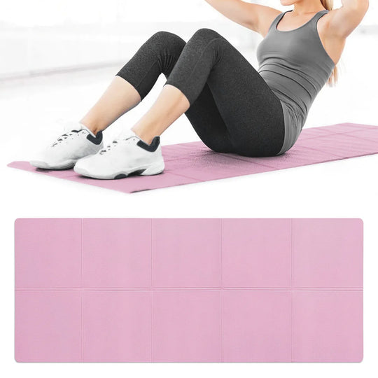 4mm Foldable EVA Yoga Exercise Mat 68" x 24"