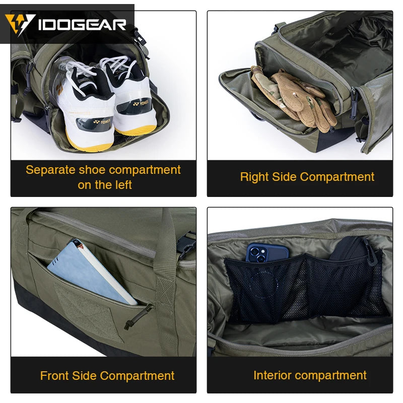 33L Tactical Deployment Duffel Bag with Shoulder Strap