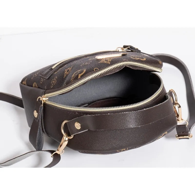 Mini PU Leather Fashion Backpack Purse for Women