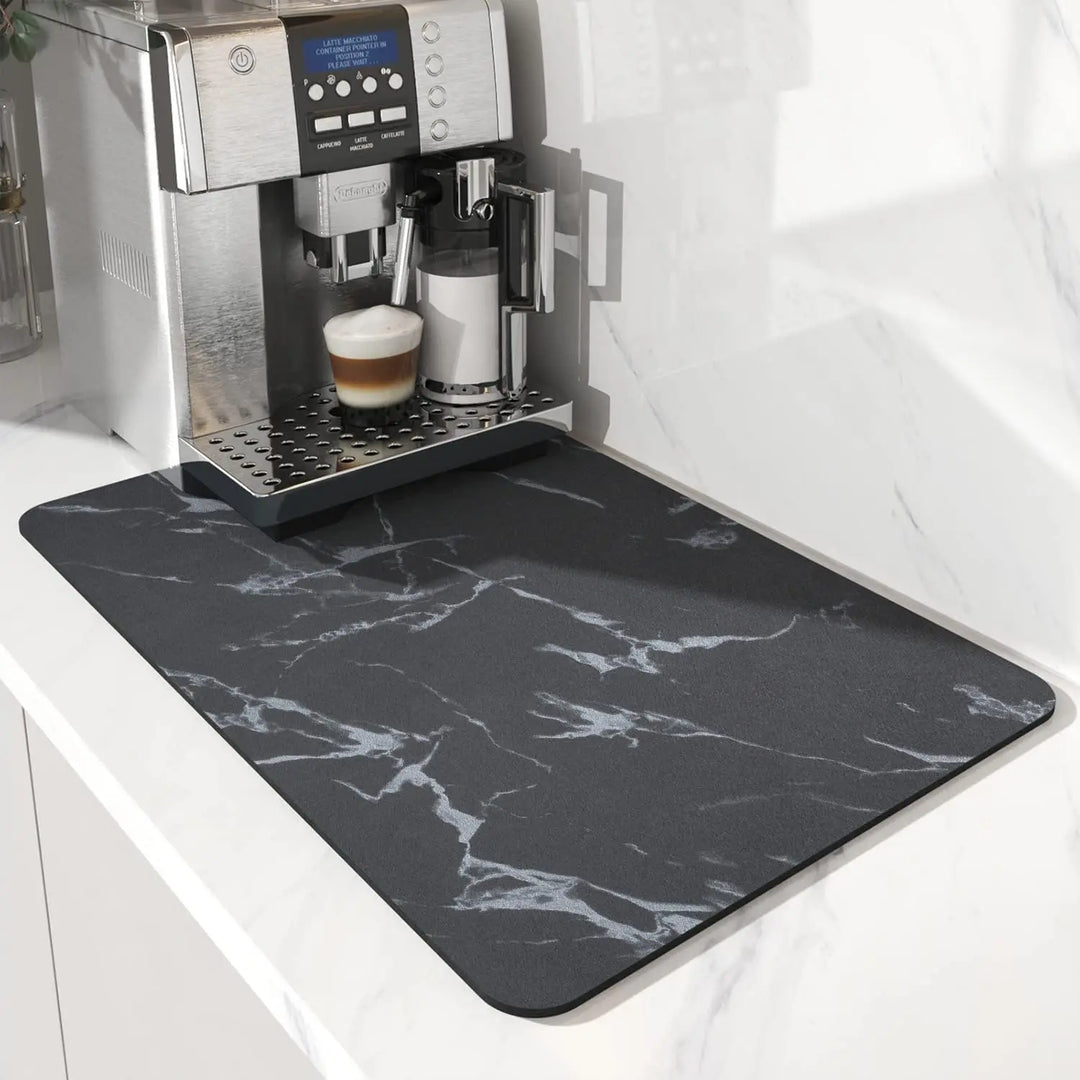 Water-Absorbent Diatom Dish Drying &amp; Coffee Machine Mat