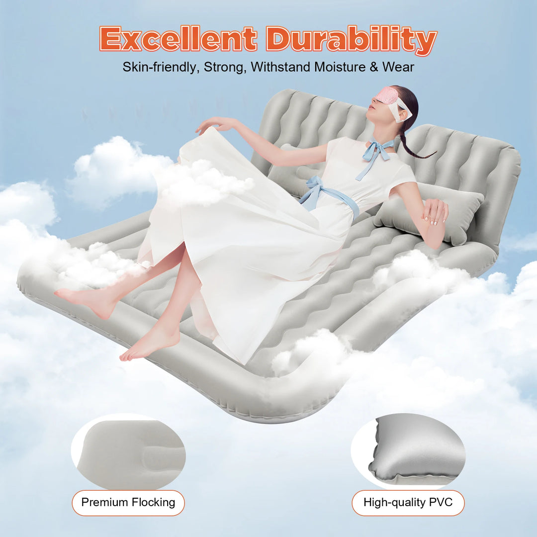 SUV Inflatable Car Mattress with Air Pump for Camping