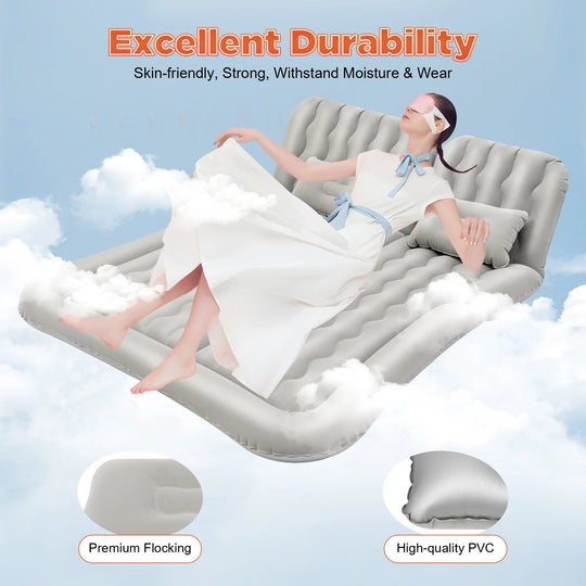 SUV Inflatable Car Mattress with Air Pump for Camping