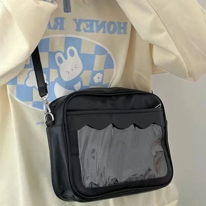 Japanese Ita Messenger Bag with Clear Display Window