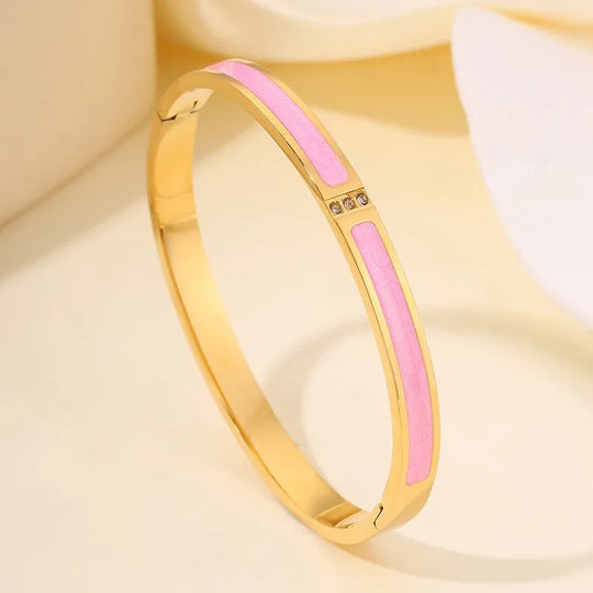 5/1 Roman Numeral Stainless Steel Cuff Braceles for Women