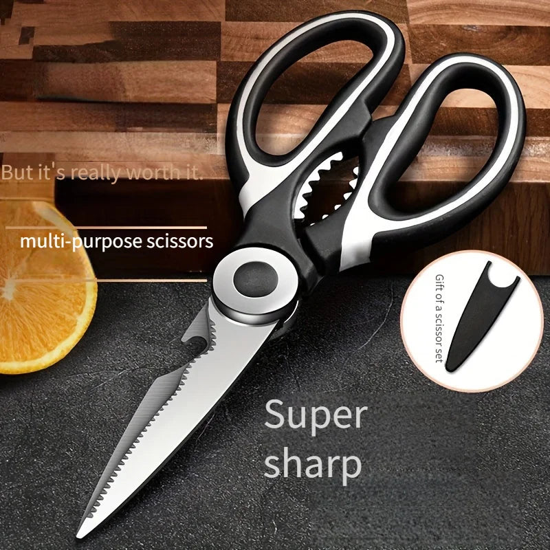 Multifunction Stainless Steel Kitchen Scissors