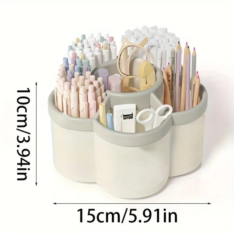 360° Rotating Desktop Pen Holder Organizer