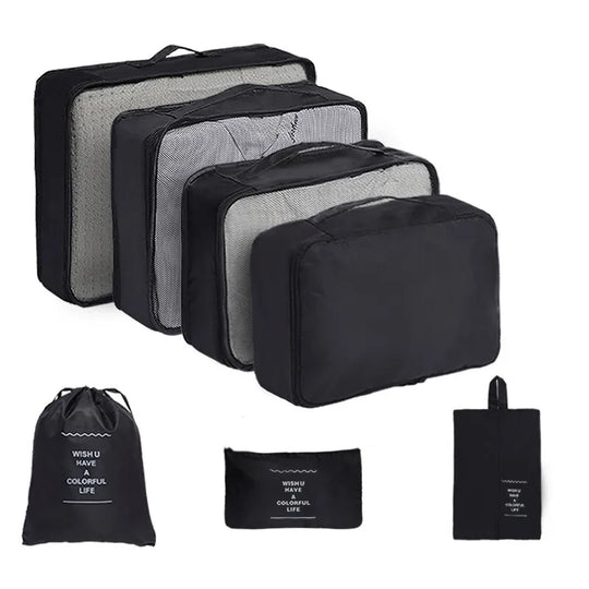 10-Piece Travel Packing Cubes Set with Shoe &amp; Toiletry Bags