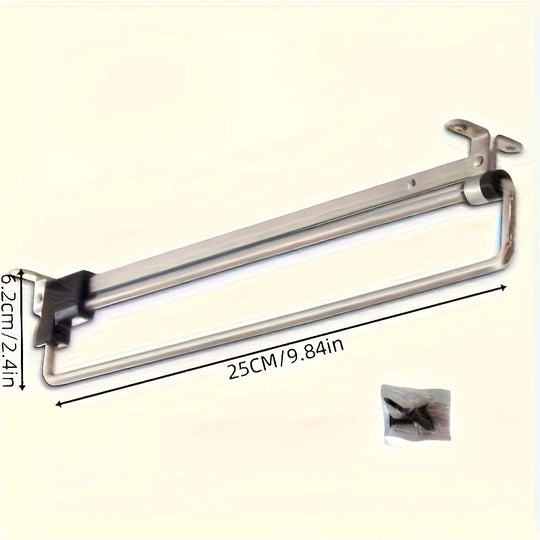 Pull-Out Adjustable Clothes Storage Rod for Wardrobes