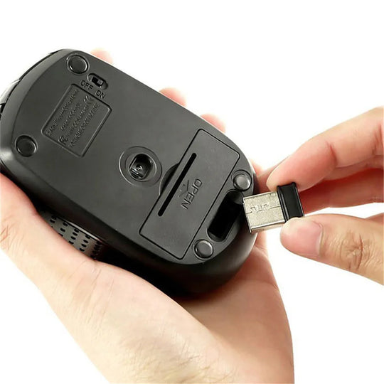 2.4G Wireless Optical Mouse with USB Receiver