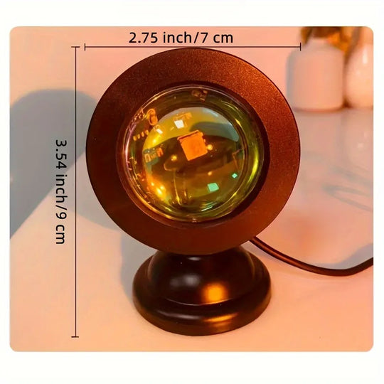 Sunset Projection Lamp with Remote – 16 Color LED Mood Light