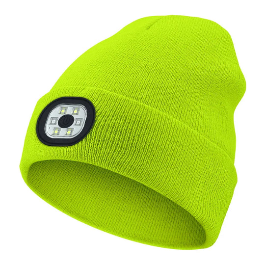 Rechargeable LED Light Beanie for Outdoor Activities