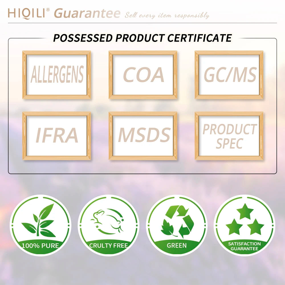 HIQILI Nature Fragrance Oil Gift Set – 6 Scents