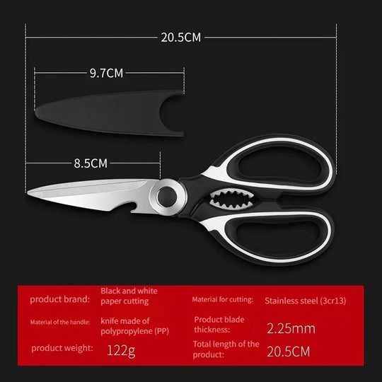 Multifunction Stainless Steel Kitchen Scissors