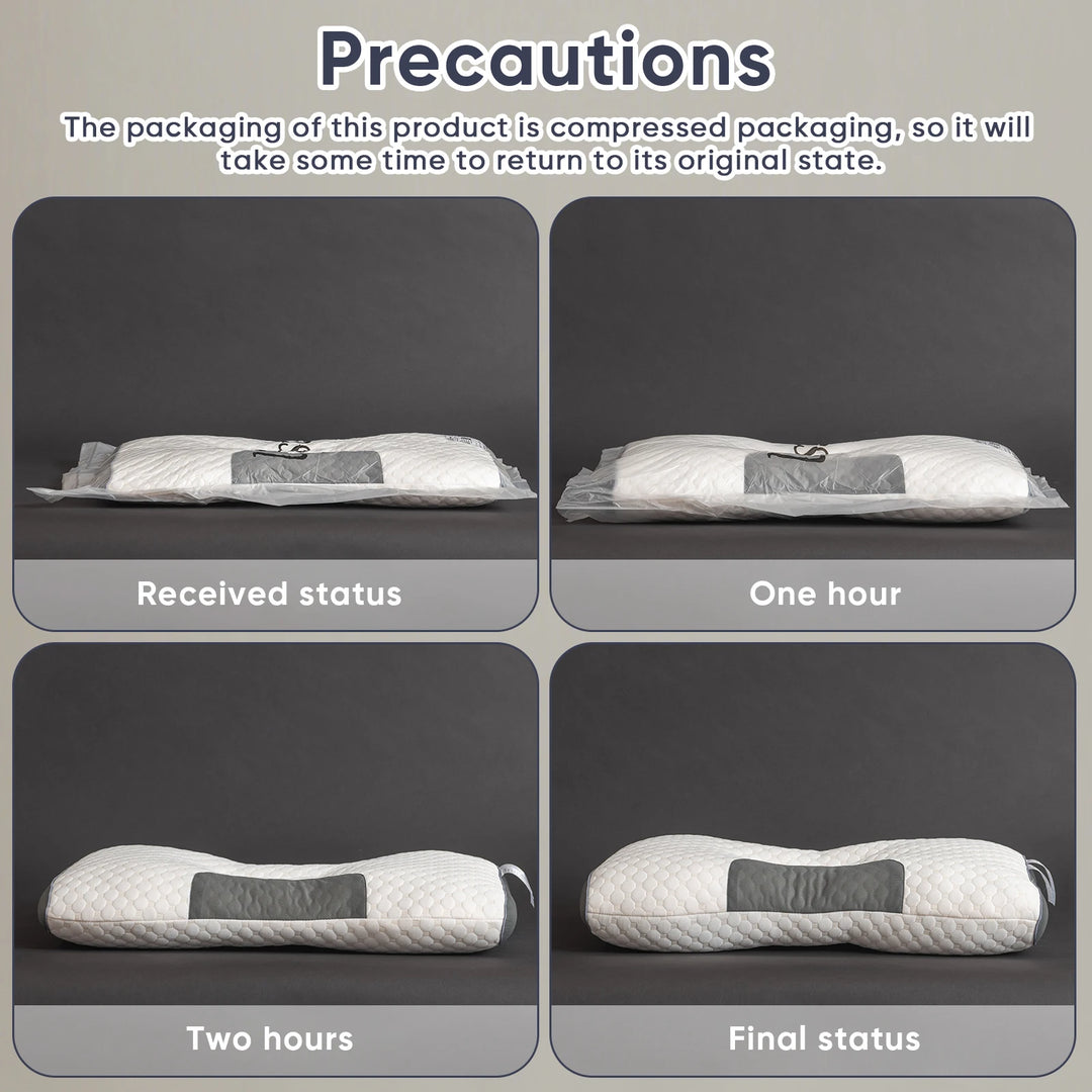 2-Pack Ergonomic Contour Neck Support Pillows