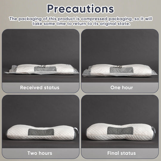 2-Pack Ergonomic Contour Neck Support Pillows