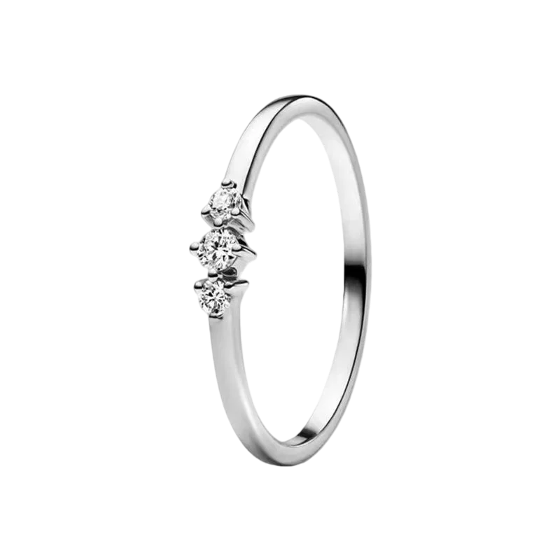 925 Sterling Silver Zircon Fashion Ring