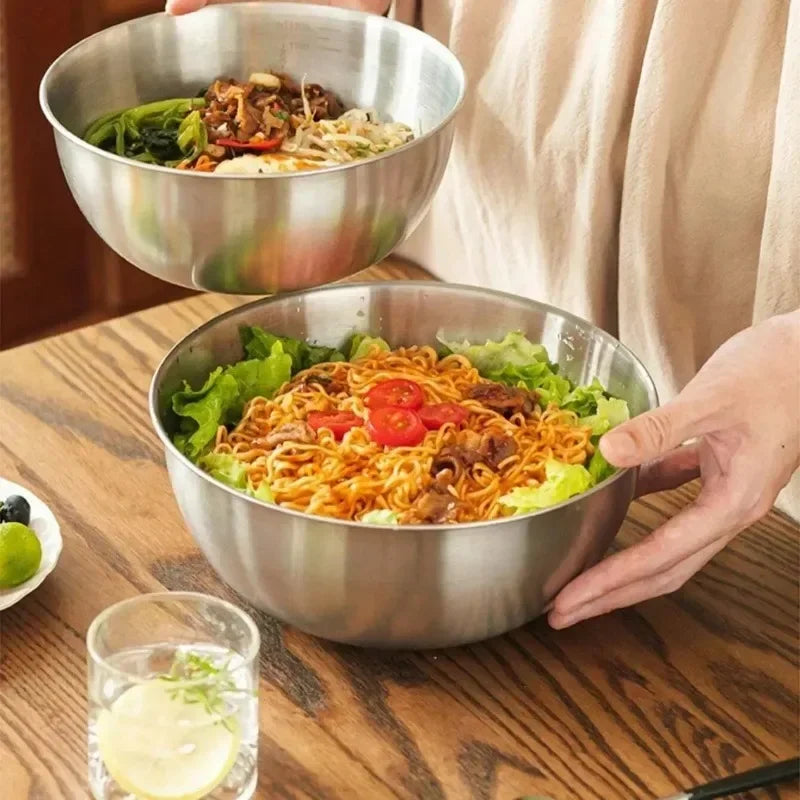 Stainless Steel Mixing Bowl with Measuring Scale