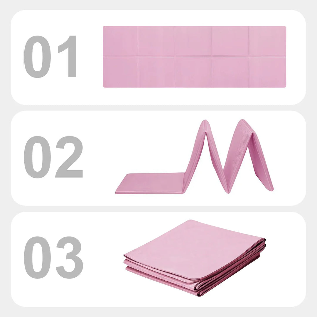 4mm Foldable EVA Yoga Exercise Mat 68" x 24"