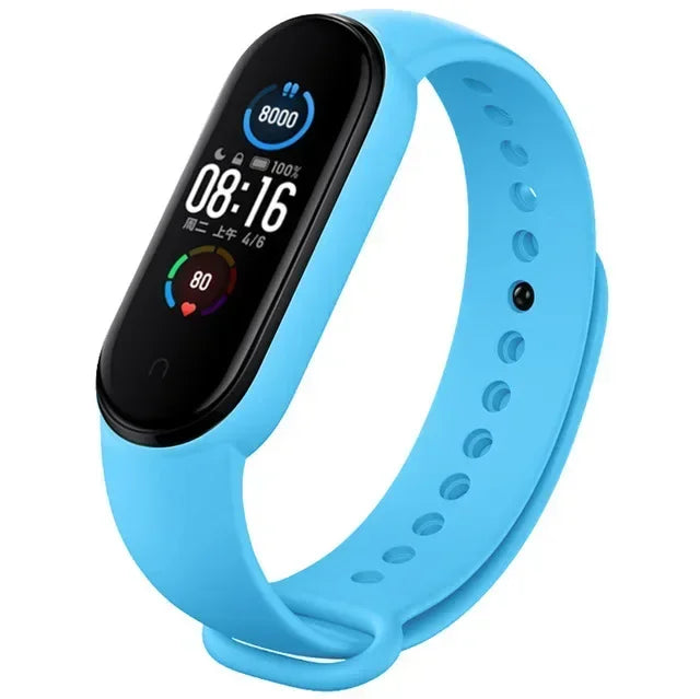 Silicone Replacement Watch Band for Xiaomi Mi Band 3–7