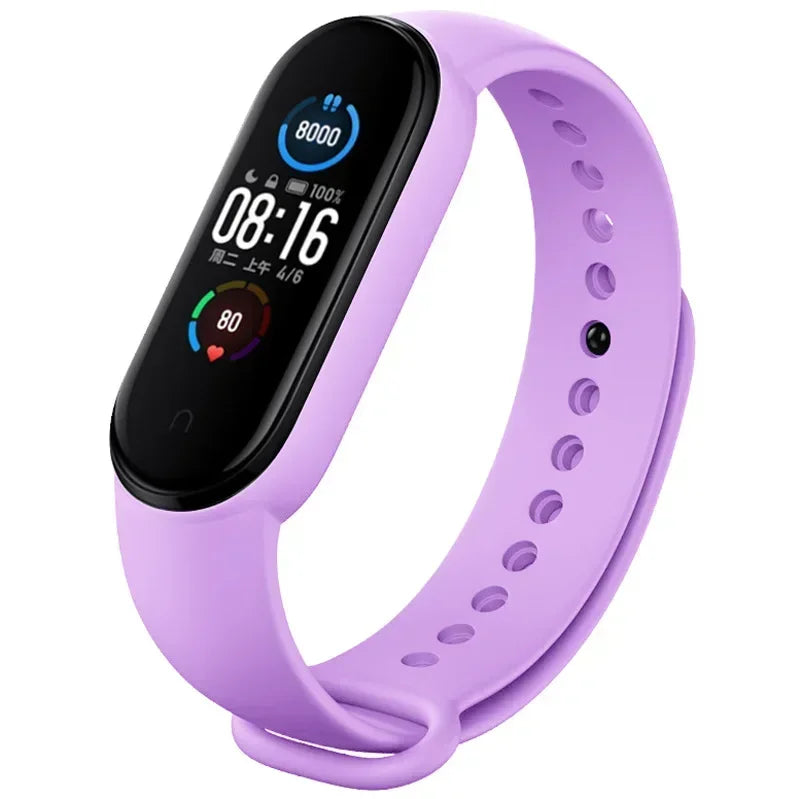 Silicone Replacement Watch Band for Xiaomi Mi Band 3–7