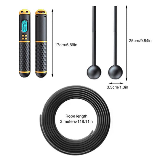 2-in-1 Digital Cordless Jump Rope with Counter