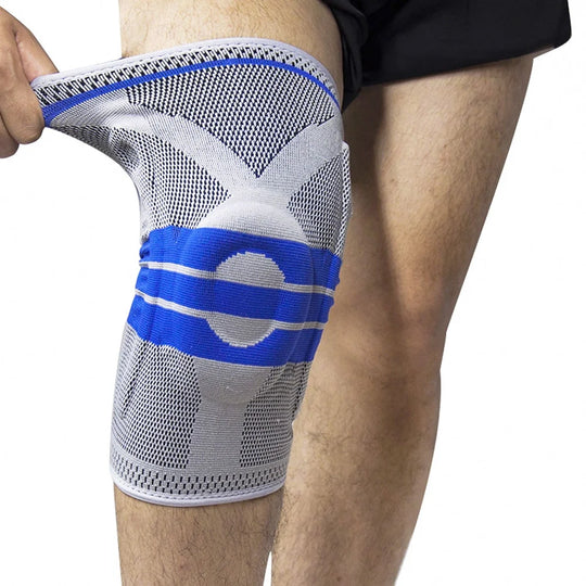 Medical Knee Compression Sleeve with Patella Gel Pad &amp; Side Stabilizers