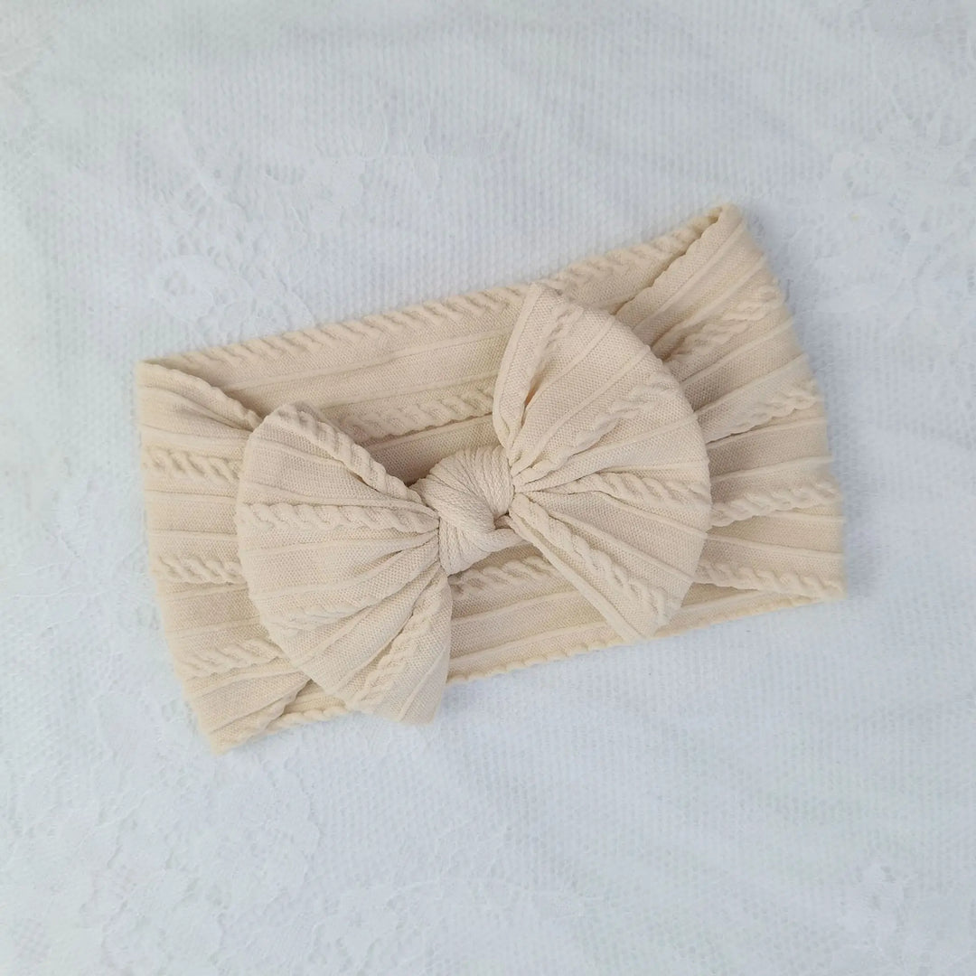 Baby Nylon Bow Headband Soft Stretch Hair Band