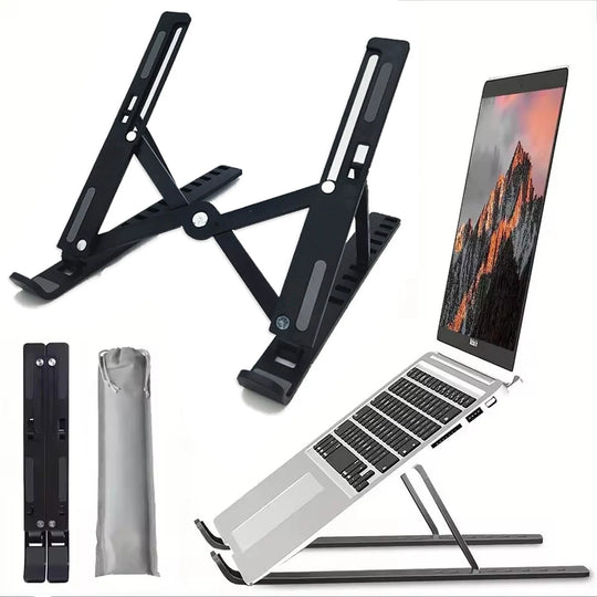 Adjustable Foldable Laptop Stand for Laptops &amp; Tablets