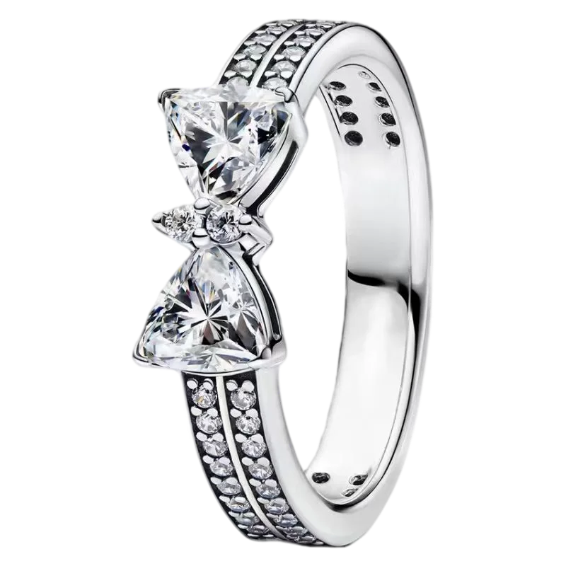 925 Sterling Silver Zircon Fashion Ring
