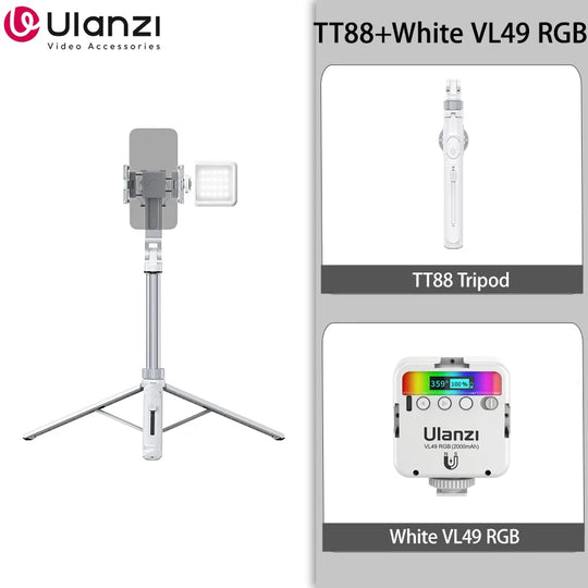 Ulanzi TT88 Magnetic Phone Tripod Selfie Stick 1.44M