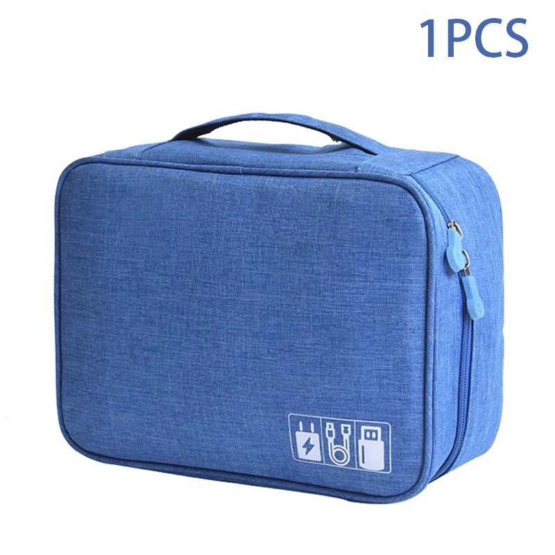 Travel Electronics Organizer Case for Cables &amp; Chargers