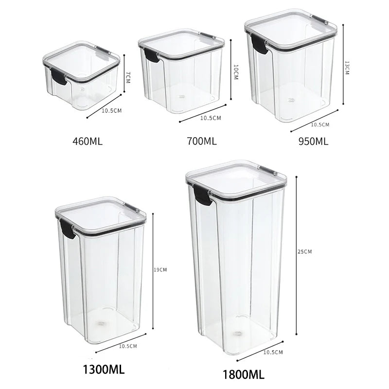 Airtight Food Storage Container Set with Sealed Lids
