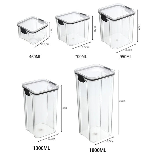 Airtight Food Storage Container Set with Sealed Lids