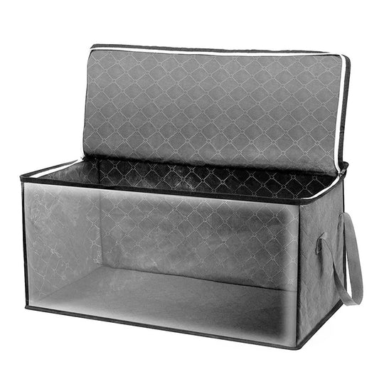 Large Foldable Clothes Storage Bag with Clear Window