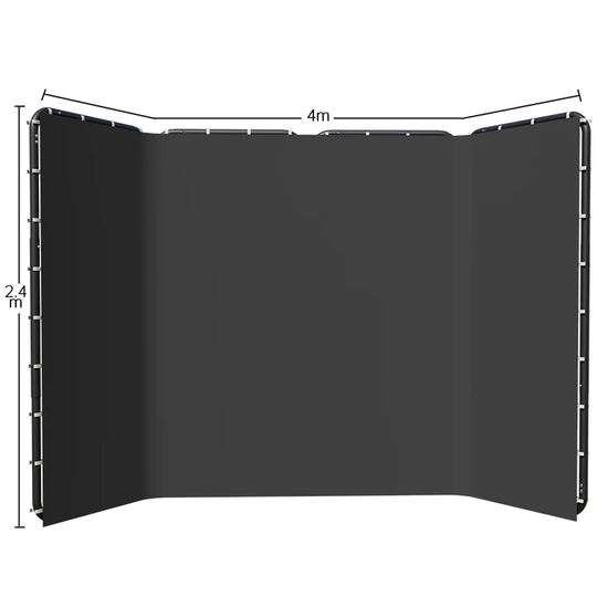 2-in-1 Foldable Green &amp; Blue Photography Backdrop