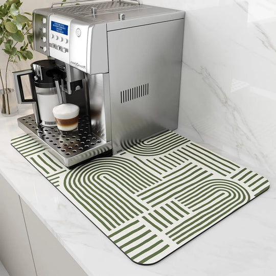 Water-Absorbent Diatom Dish Drying &amp; Coffee Machine Mat