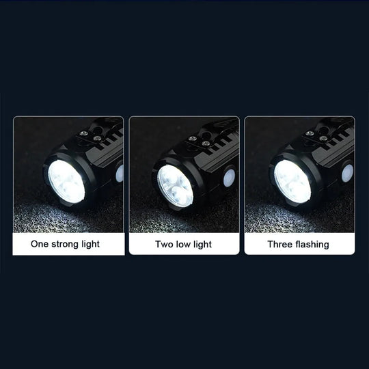 Mini USB-C Rechargeable LED Flashlight with Hat Clip
