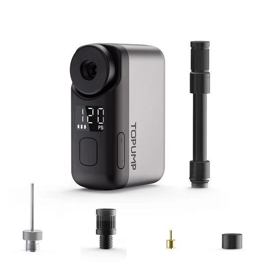 TOPUMP TB2 Pro 120 PSI Mini Electric Bike Tire Pump